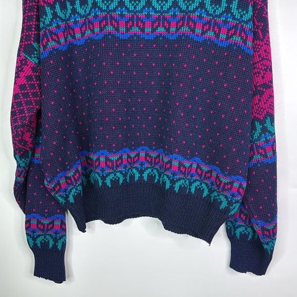 Vintage Falls Creek Reindeer Crewneck Sweater L/XL - Picture 6 of 7